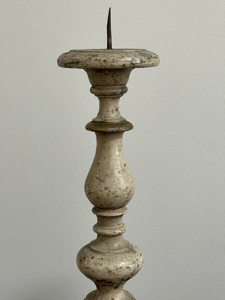 Pair of 18th Century Tuscan Italian Pricket Sticks - Helen Storey Antiques