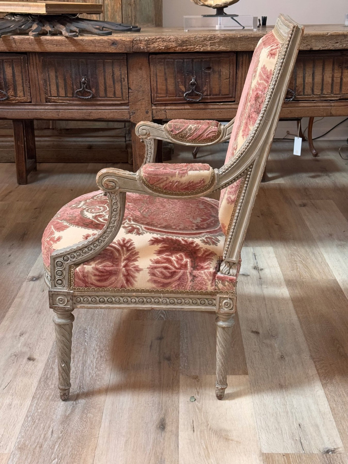 Pair of fine Louis XVI Painted Fauteuils - Helen Storey Antiques