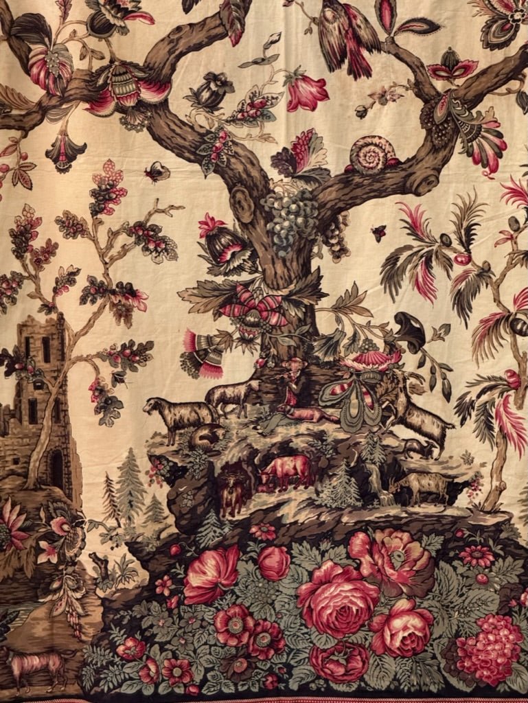 Rare Mezzaro with Giraffe and Turtles , c. 1815, Genoa - Helen Storey Antiques