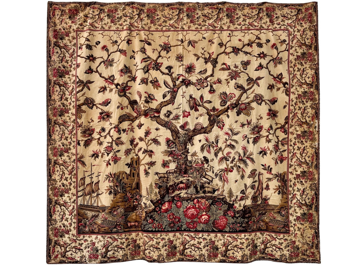Rare Mezzaro with Giraffe and Turtles , c. 1815, Genoa - Helen Storey Antiques