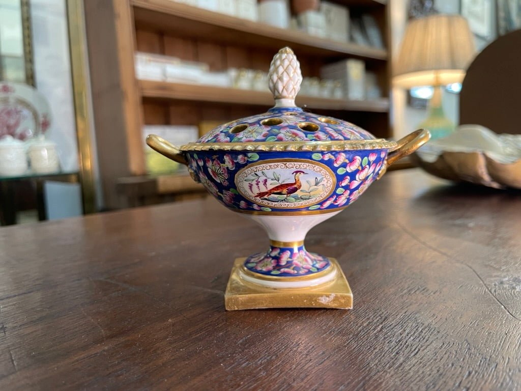 Rare Worcester Porcelain Potpourri 1813 - 1840 - Helen Storey Antiques