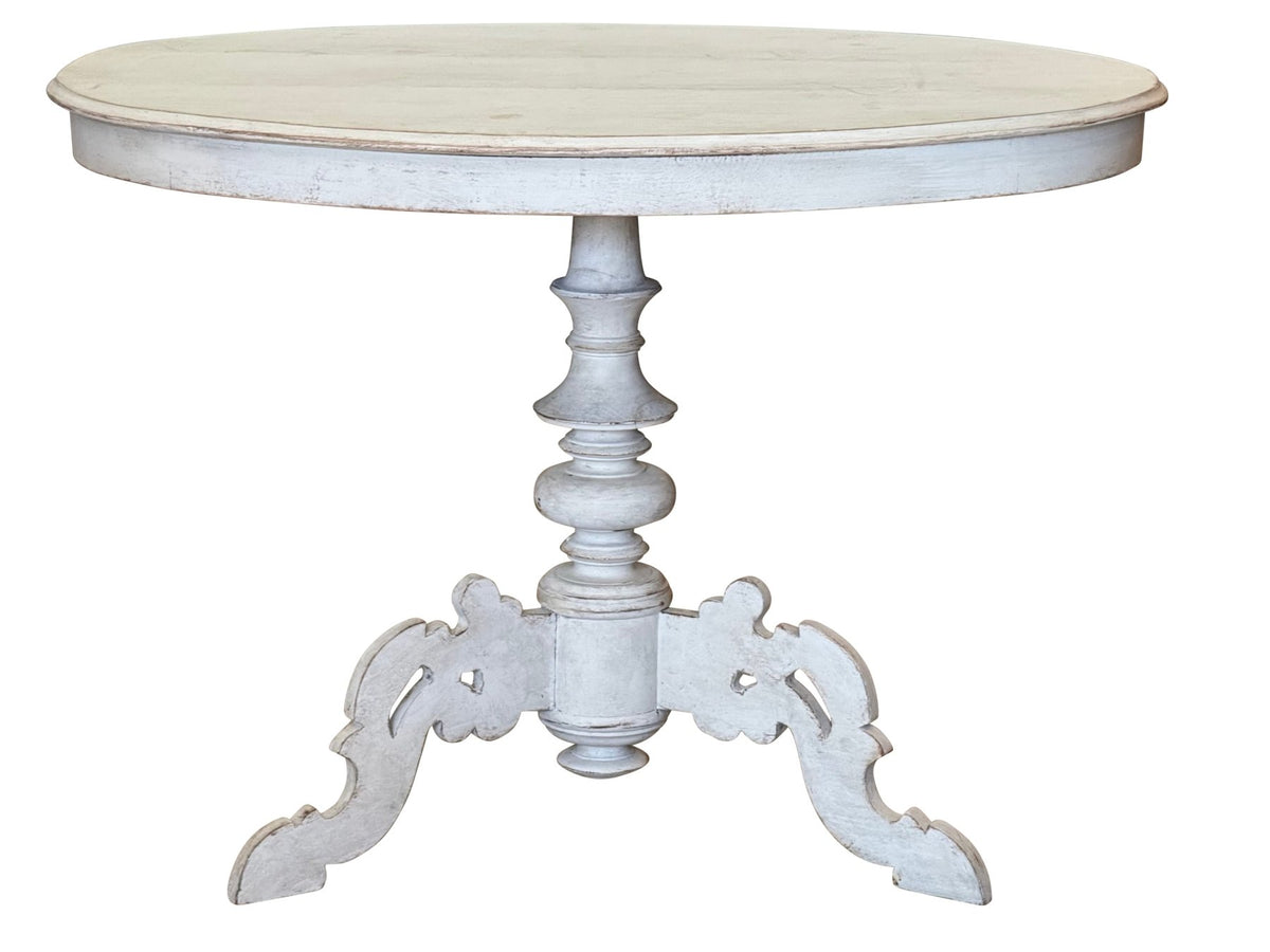 Swedish oval tilt - top center or side table, 19th Century - Helen Storey Antiques