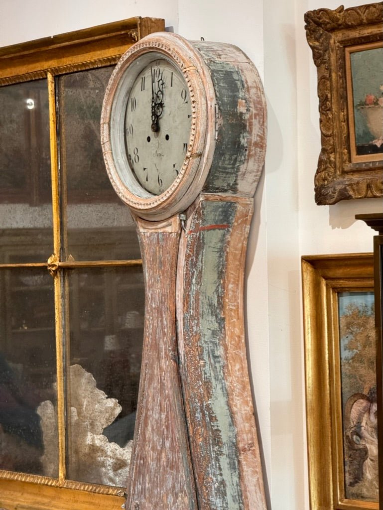 True 18th Century Swedish Mora Clock - Helen Storey Antiques