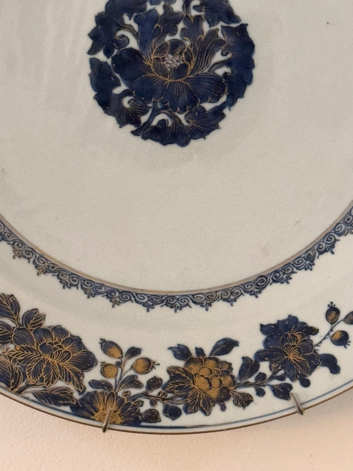 Two Large 18th Century Chinese Export Porcelain Chargers - Helen Storey Antiques